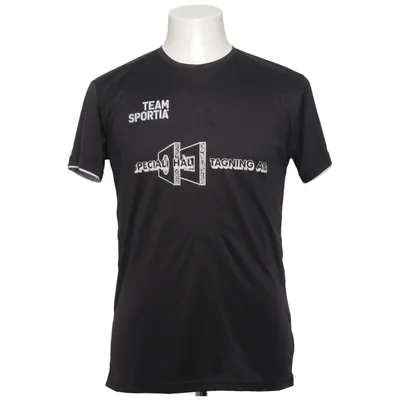 T-shirt (Black) from Team Sportia Polyester
