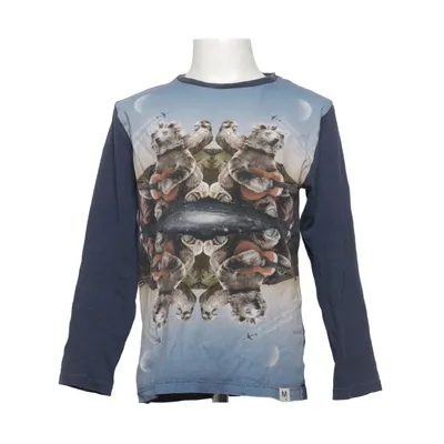 Long sleeve T-shirt (Blue, Multicolored) from Molo Cotton