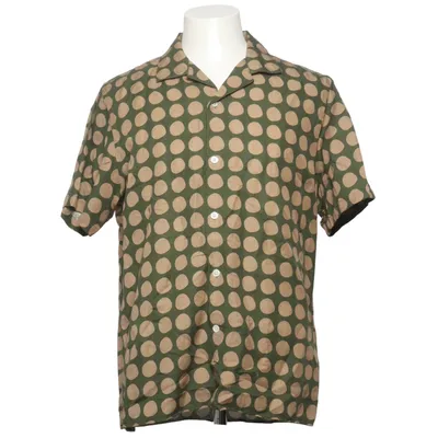 Korte mouwen shirt (Groen, Beige) van NN07 Linnen, Tencel