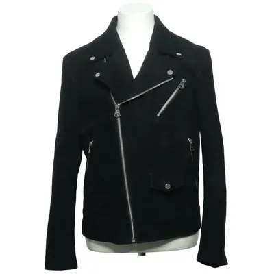 Bikerjacke (Schwarz) von H&M Man Elasthan, Polyester