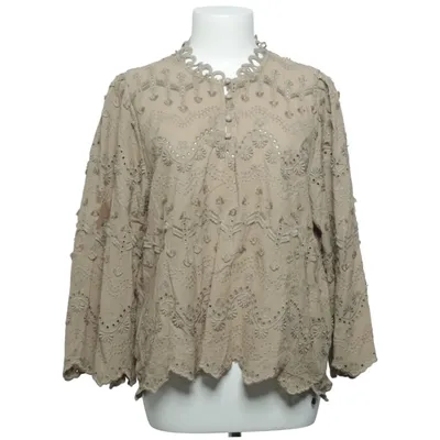 Blouse (Beige) from In Front Cotton