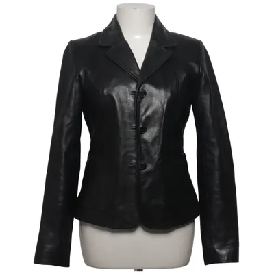 Leather blazer (Black) from Rockandblue Leather, Polyester