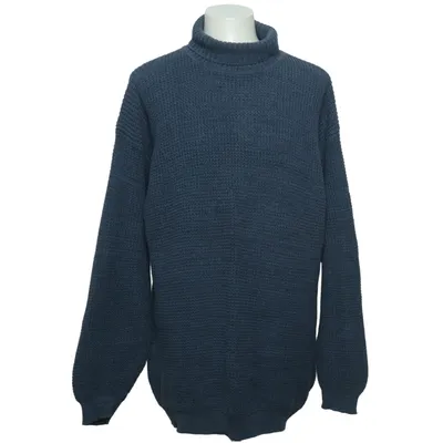 Turtleneck (Blue) from Broadcast Cotton