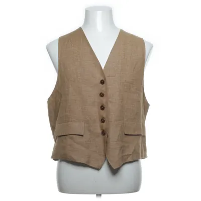 Kostuumgilet (Bruin) van Barena Acetaat, Linnen, Viscose, Wol