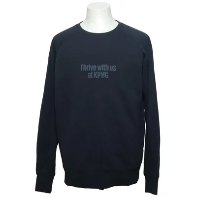 Sweatshirt (Blue) from Pure Waste Recycled cotton, Recycled polyester