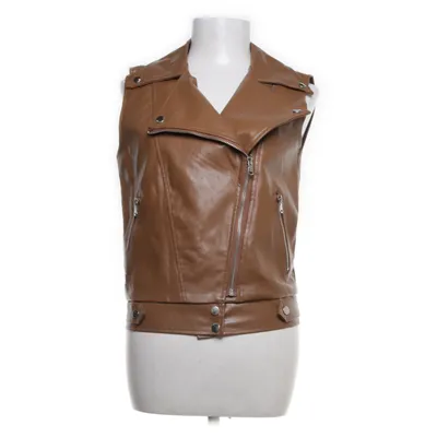 Biker gilet (Bruin) van Sally Collection Polyester, Polyurethaan