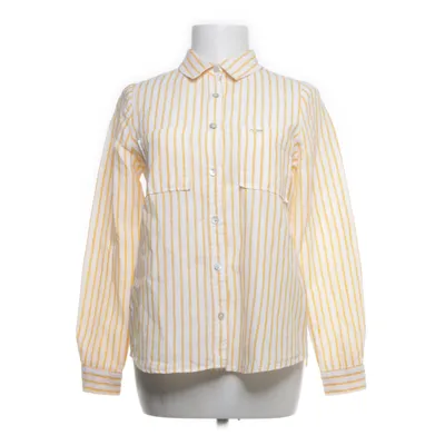 Shirt (White, Yellow) from Quebramar Linen