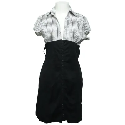 Dress (Black, White) from Fashion Wave Cotton, Elastane