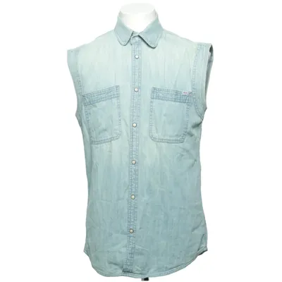 Gilet (Blauw) van Jack & Jones Vintage Katoen