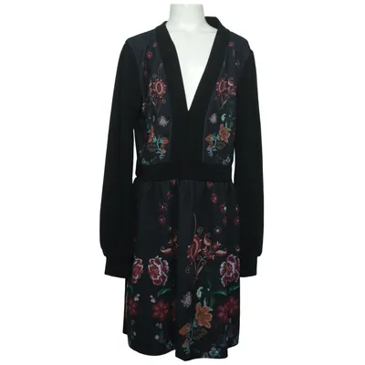 Jurk (Zwart, Meerkleurig) van Milady Elastaan, Polyester