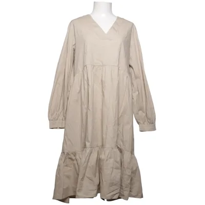 Dress (Beige) from Cubus Elastane, Organic cotton