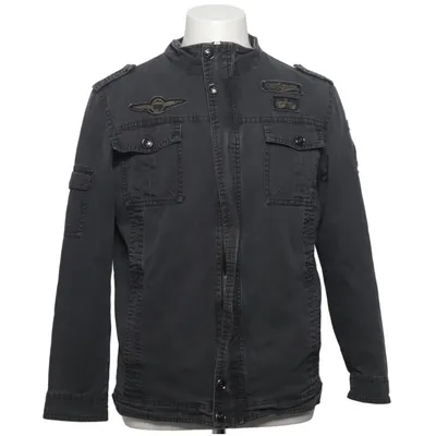 Jacket (Gray) from Jeep Cotton, Polyester