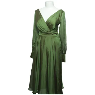 Aftenkjole (Grøn) fra Apriori Elastan, Polyester