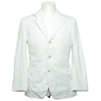 Blazer (Blanc) de E. Thomas Coton, Polyester, Viscose
