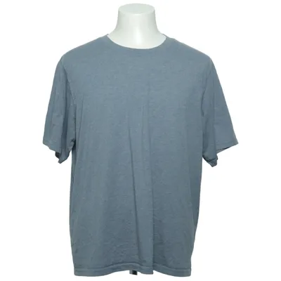 T-shirt (Blauw) van Take Off Katoen, Gerecycled polyester