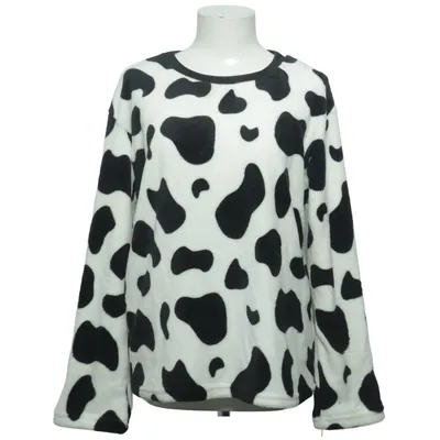 Fleece sweater (Black, White) from Chase