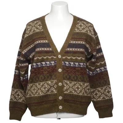 Kofta (Grön, Flerfärgad) Akryl, Alpackaull