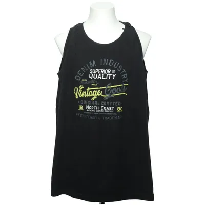 Tanktop  (Sort, Gul) fra Johann Popken Bomuld