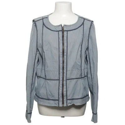 Veste en jean (Bleu) de Oui Collection Coton, Élasthane