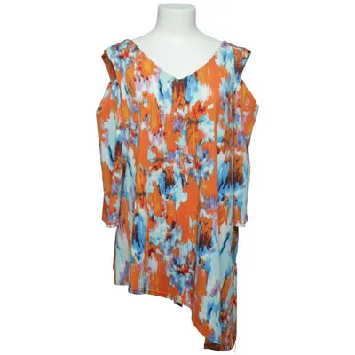 Top (Orange, Blue, White) from Cartise Elastane, Polyester