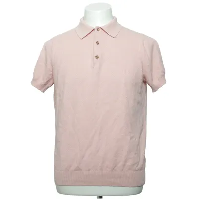 Polo (Rose) de Grand Frank Cachemire, Coton, Laine