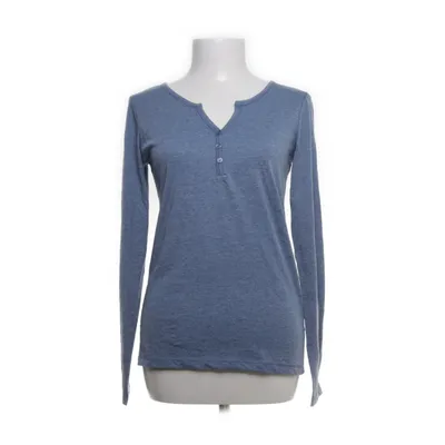 Henley shirt (Blauw) van Colours Of The World Polyester, Katoen