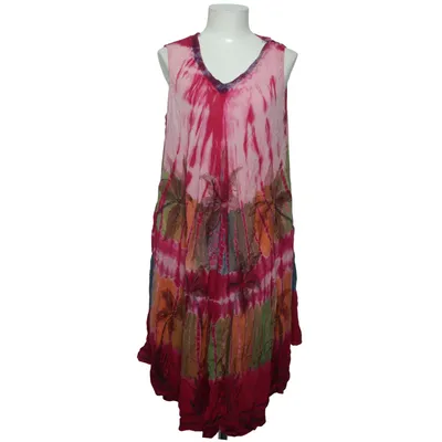 Dress (Pink, Multicolored) from Corte Hindu Viscose