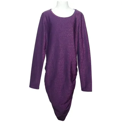 Dress (Purple) from XOXO Friends Elastane, Metallic fiber, Polyester