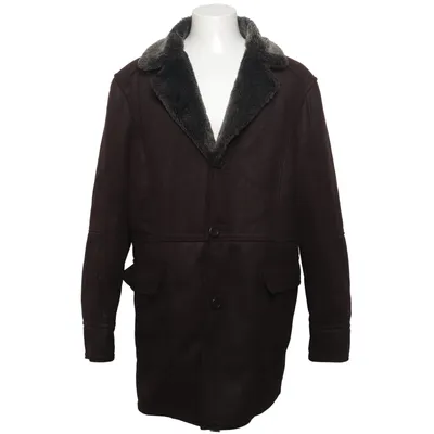 Shearling jas (Bruin) van Zara Man Acryl, Polyester, Polyurethaan
