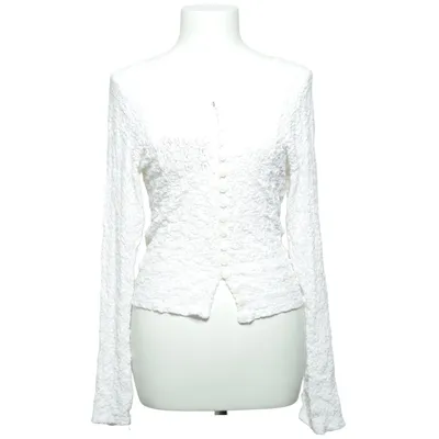 Cardigan (White) from Glitzy Elastane, Polyamide, Viscose