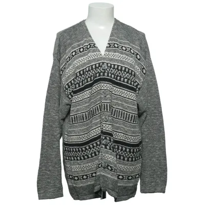 Cardigan (Gris, Noir) de März Acrylique, Coton, Lin, Modal, Soie, Viscose