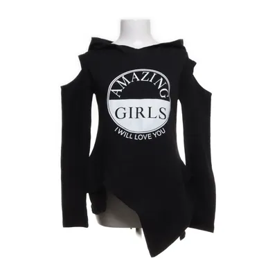 Hoodie (Black, White) from Fab Net Studio Cotton, Elastane