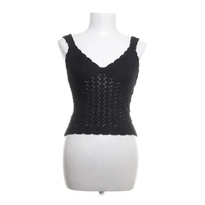 Crop top (Zwart) van H&M Katoen, Polyester
