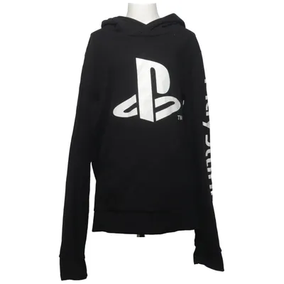 Hættetrøje (Sort, Hvid) fra Playstation Bomuld