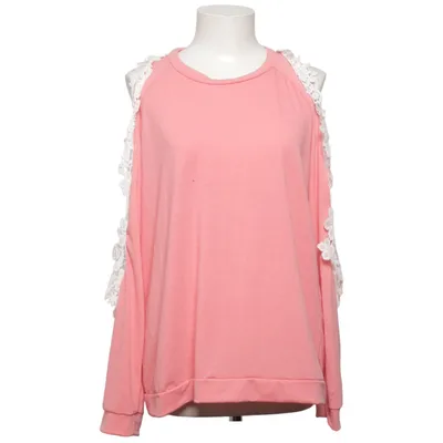 Top (Pink, White) from Yoins Cotton, Polyester