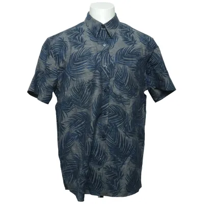 Short sleeve shirt (Blue, Gray) from Cool Blue Company Cotton