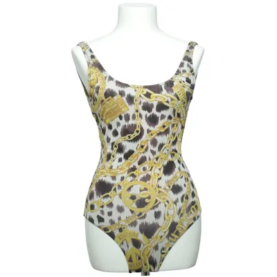 Maillot de bain une pièce (Beige, Multicolore) de H&M x Moschino Polyester, Élasthane, Polyamide