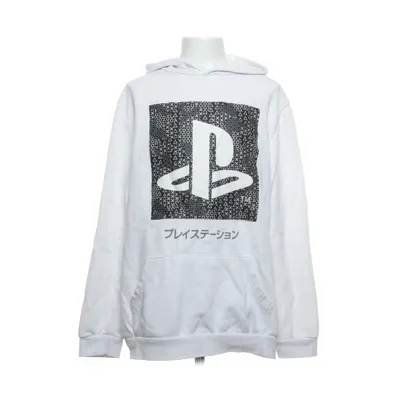 Capuchon sweater (Wit) van Playstation Katoen, Polyester