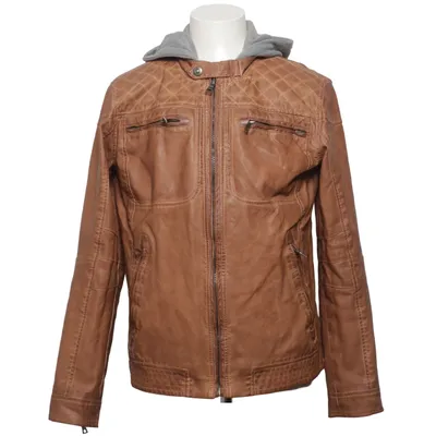 Veste (Marron) de Mauro Ferrini Polyuréthane, Viscose