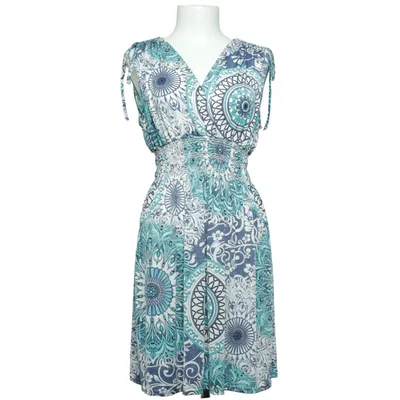 Klänning (Blå, Vit, Flerfärgad) från Leana Mode Polyester
