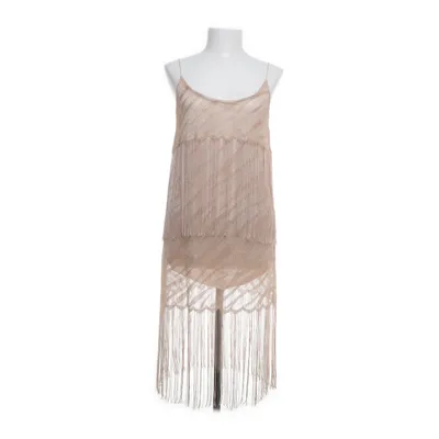 Cocktailklänning (Beige) från H&M Metallfiber, Polyamid, Polyester, Viskos