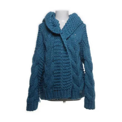 Cardigan (Blauw) van Popatu Acryl, Alpacawol, Wol