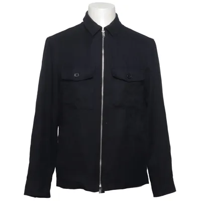 Jakke (Blå) fra H&M Man Polyester, Viscose