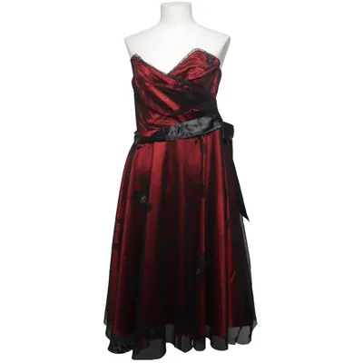 Cocktailjurk (Rood, Zwart) van Miss Ewing Elastaan, Polyester