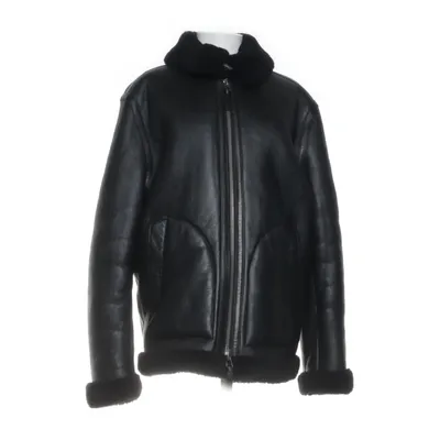 Shearlingjacka (Svart) från Singular Society Bomull, Skinn, Ull