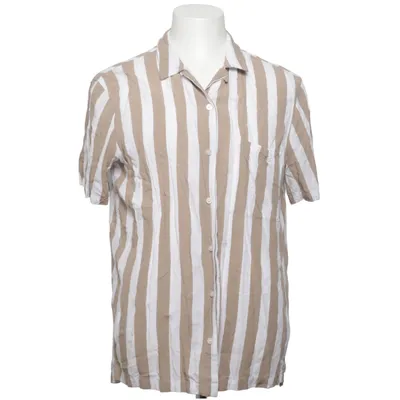 Short sleeve shirt (Beige, White) from Kronstadt Viscose