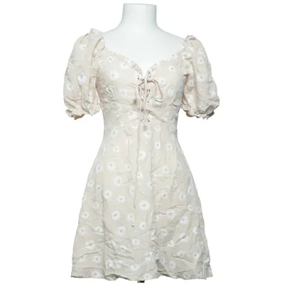 Robe (Beige, Blanc) de Nasty Gal Polyamide, Viscose