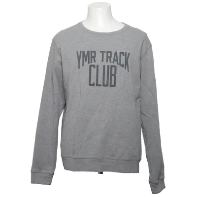 Collegetröja (Grå) från YMR Track Club Bomull, Polyester