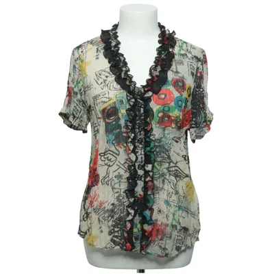 Top (Beige, Multicolored) from Kriss Sweden Polyester
