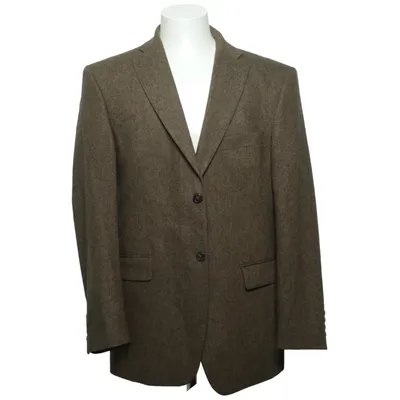 Blazer (Brun) fra Peter Adam's Acetat, Polyester, Viscose, Uld